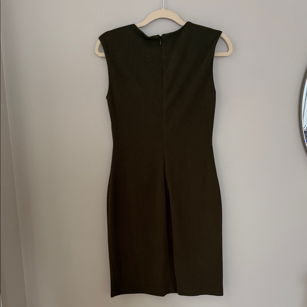 Calvin Klein Olive Green Mini Dress - Picture 4 of 4